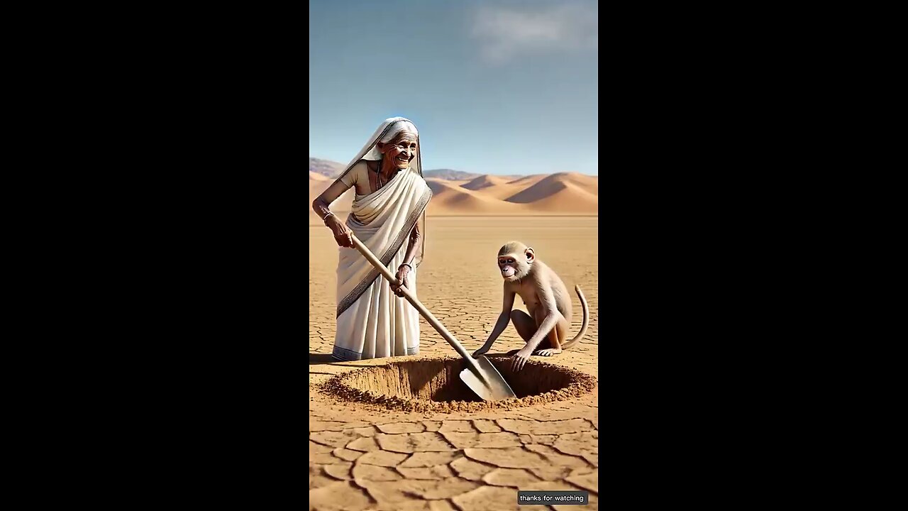 The Monkey and The Old Lady.