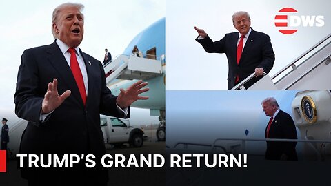 President Trump Returns to the WH After Luxury Weekend at Mar-a-Lago in Florida |