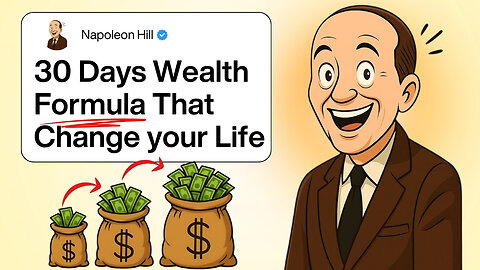 Napoleon Hill’s 30-Day Wealth Formula (The Secret Millionaires Still Use)
