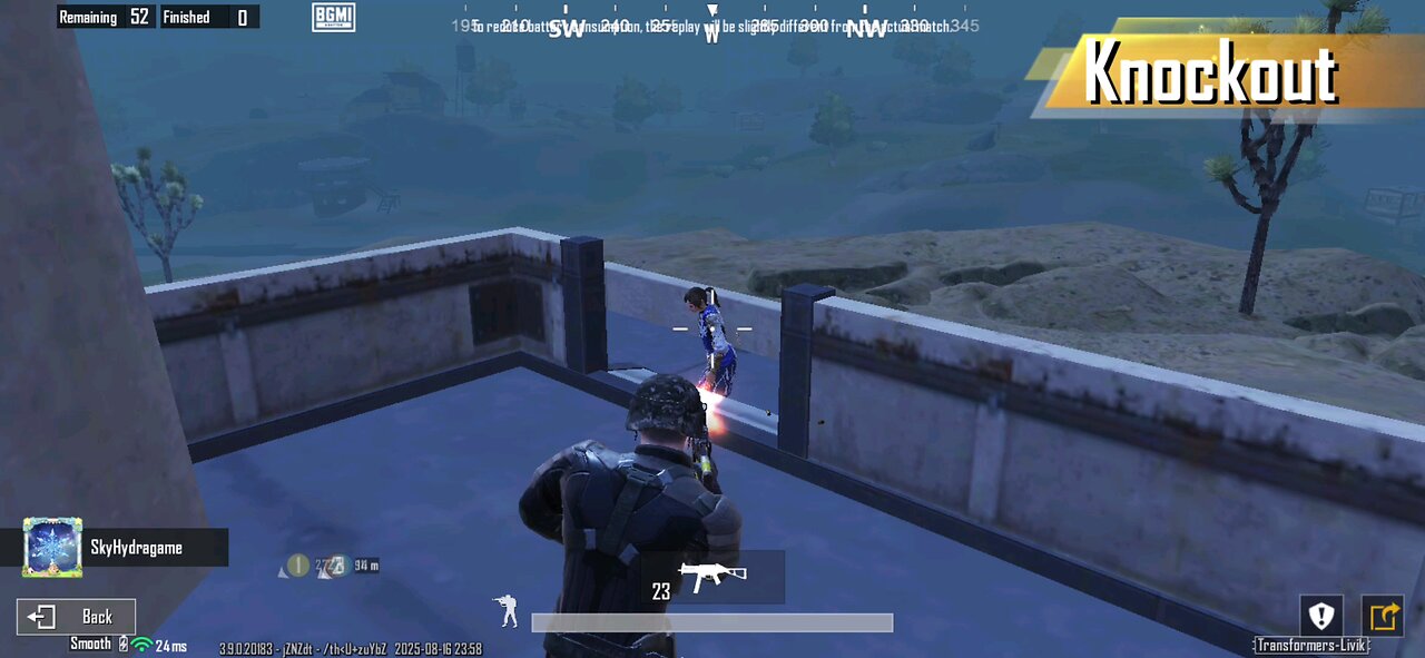 Killing enemy