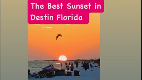 The Best Sunset In Destin Florida