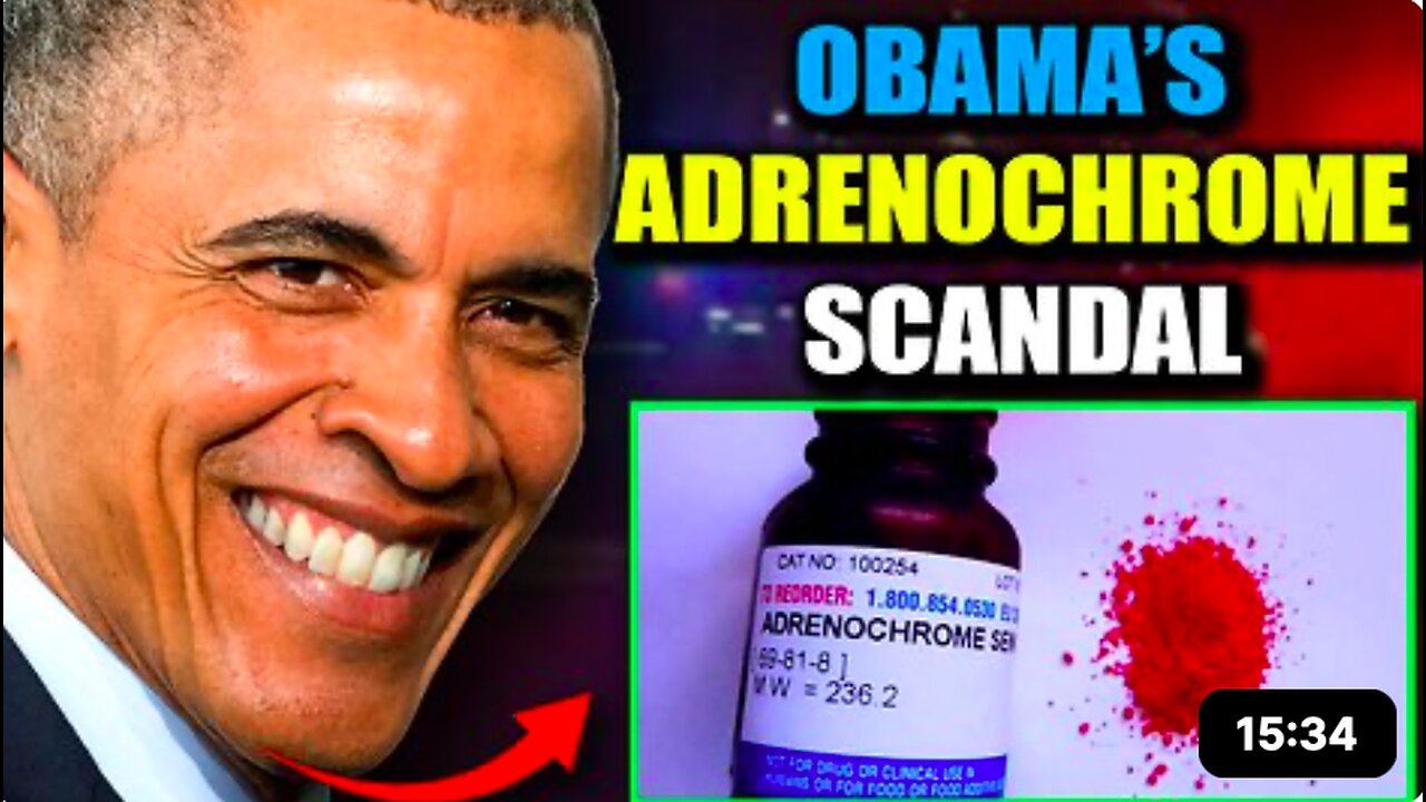 Obama Exposed as Major Adrenochrome Trafficker by Official Govt Documents