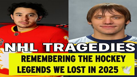 NHL Tragedies: Remembering the Hockey Legends We Lost in 2025 🕊️ | NEWSDRIFT