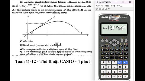 THPT Chuyên Lê Thánh Tông (Đà Nẵng): Xét chuyển động của một tàu lượn trên đoạn đường ray có hình