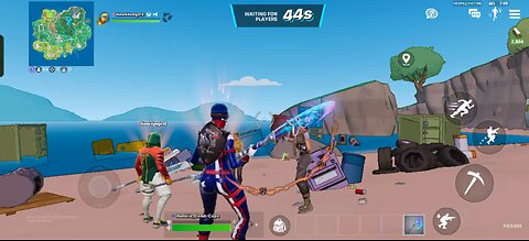 Former sweat plays fortnite battle Royale on mobile