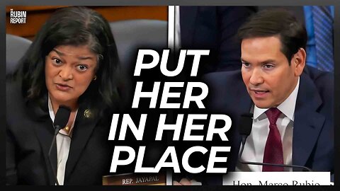 Watch Leftist's Face When Rubio Corrects Her Lie with Facts