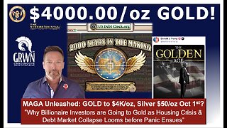 WINNING Trump Effect: Gold to $4K, Silver $50 by Oct 1? MAGA Riches Explode! [DS] Ticked