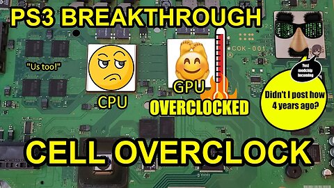 PS3 CPU Overclocking LIVE STREAM [nKMGMIIU9gY]