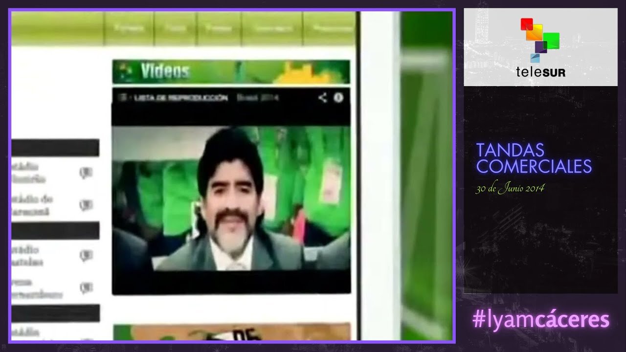Tandas Comerciales Telesur - 30 de Junio 2014