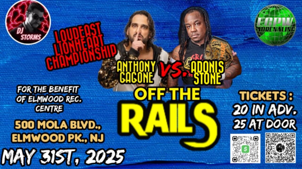 FULL MATCH: Anthony Gangone Vs Adonis Stone - LoudEast Lionheart Title Match - Off The Rails 5/31/25