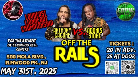 FULL MATCH: Anthony Gangone Vs Adonis Stone - LoudEast Lionheart Title Match - Off The Rails 5/31/25