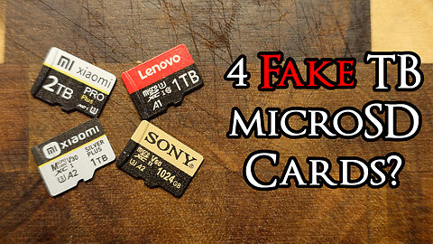2TB and 1 TB microSD cards for less than $5 | Real? Fake? Faker than fake?