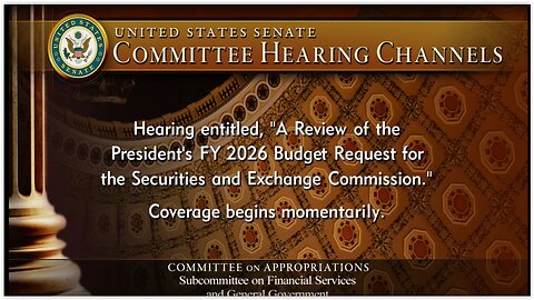 Senate Appropriations: SEC 2026 Budget Request