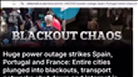 "Massive Blackout in Western Europe: Detailed Analysis and Impact on Daily Life"