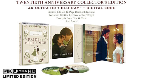 Pride & Prejudice [20th Anniversary Edition Limited Edition 4K UHD]