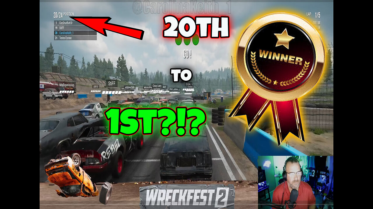 20th to 1st?!!? Wreckfest 2 CannonHill