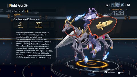 craniamon + enbarrmon all digivolution/de-digivolution/profile Digimon Story Time Stranger