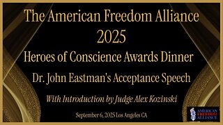 Heroes of Conscience 2025 - Dr John Eastman: Hineini Award Acceptance Speech