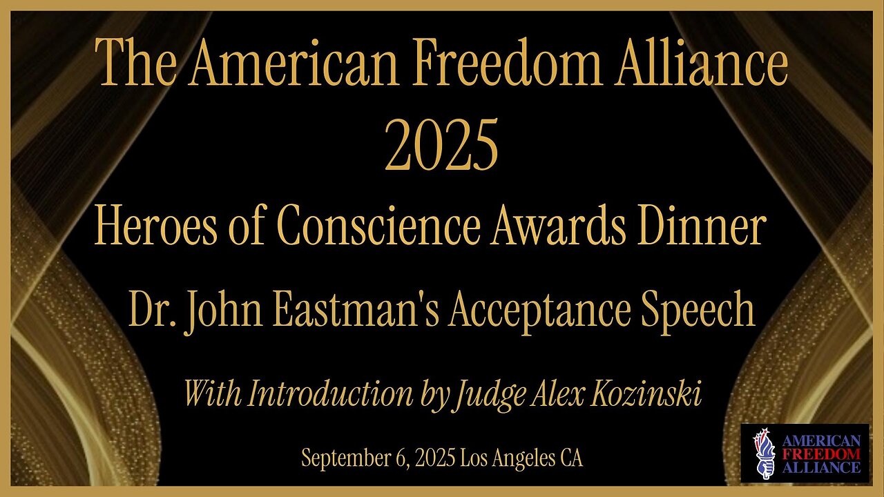 Heroes of Conscience 2025 - Dr John Eastman: Hineini Award Acceptance Speech
