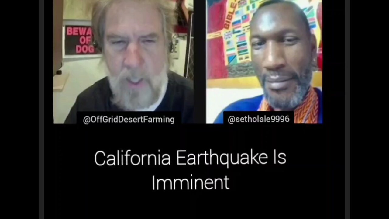 MASSIVE EARTHQUAKE PROPHECY