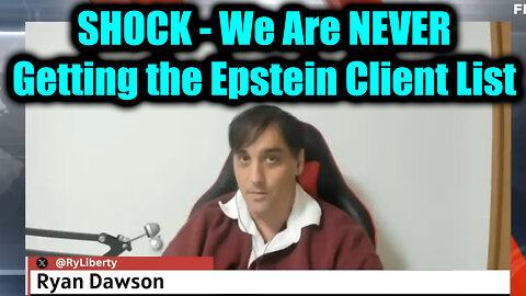 RYAN. The Epstein Client List. 7-16-25-AT-3PM-CST-00-EST
