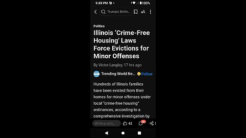 evictions for crime free housing