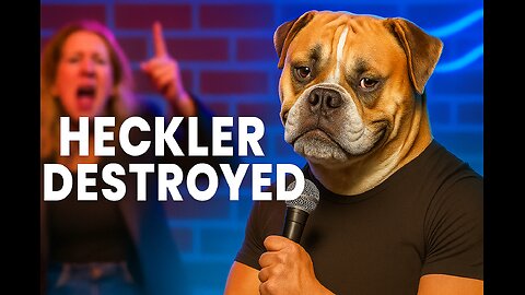 Boxer Dog DESTROYS Heckler During Stand-Up Show (She Regrets It Fast)