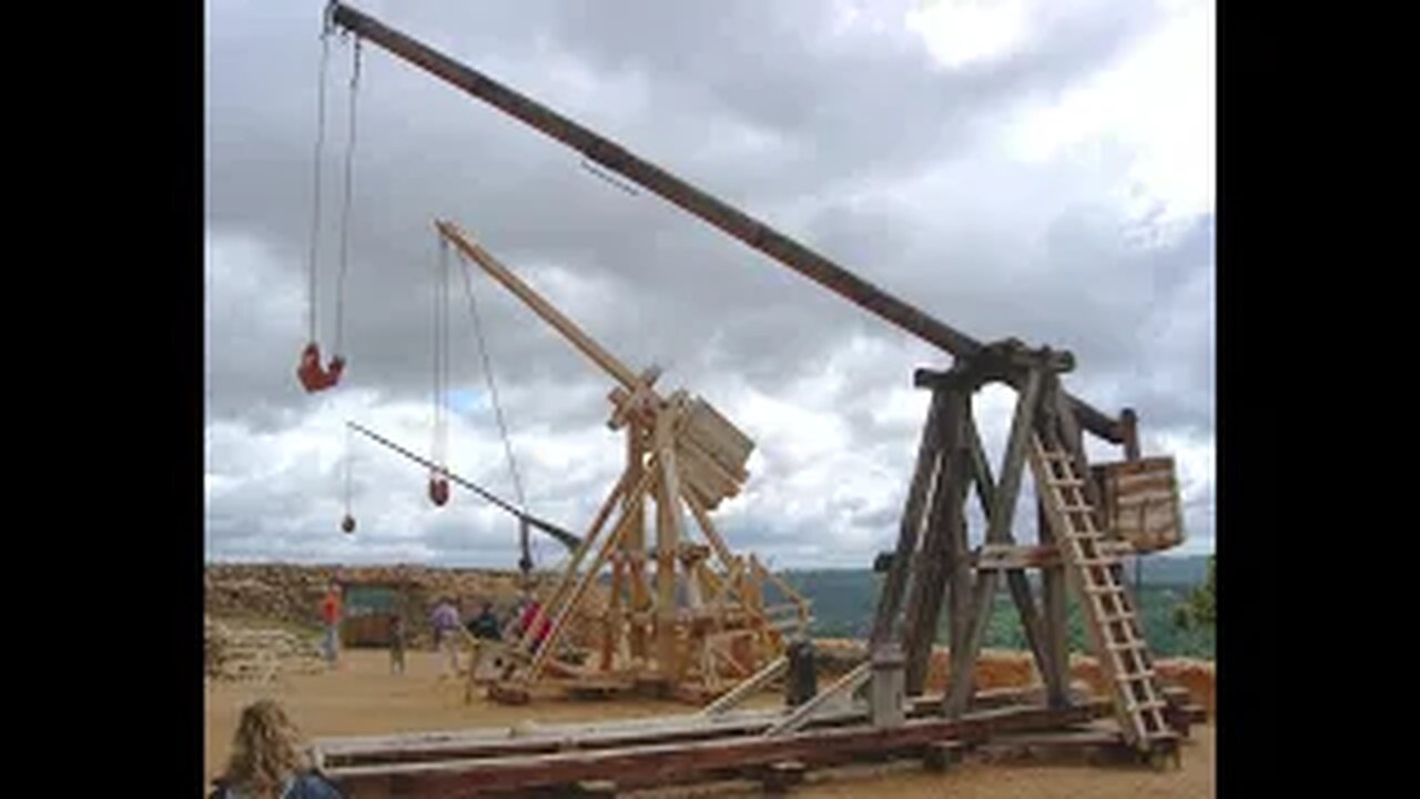 Firing a Trebuchet Catapult
