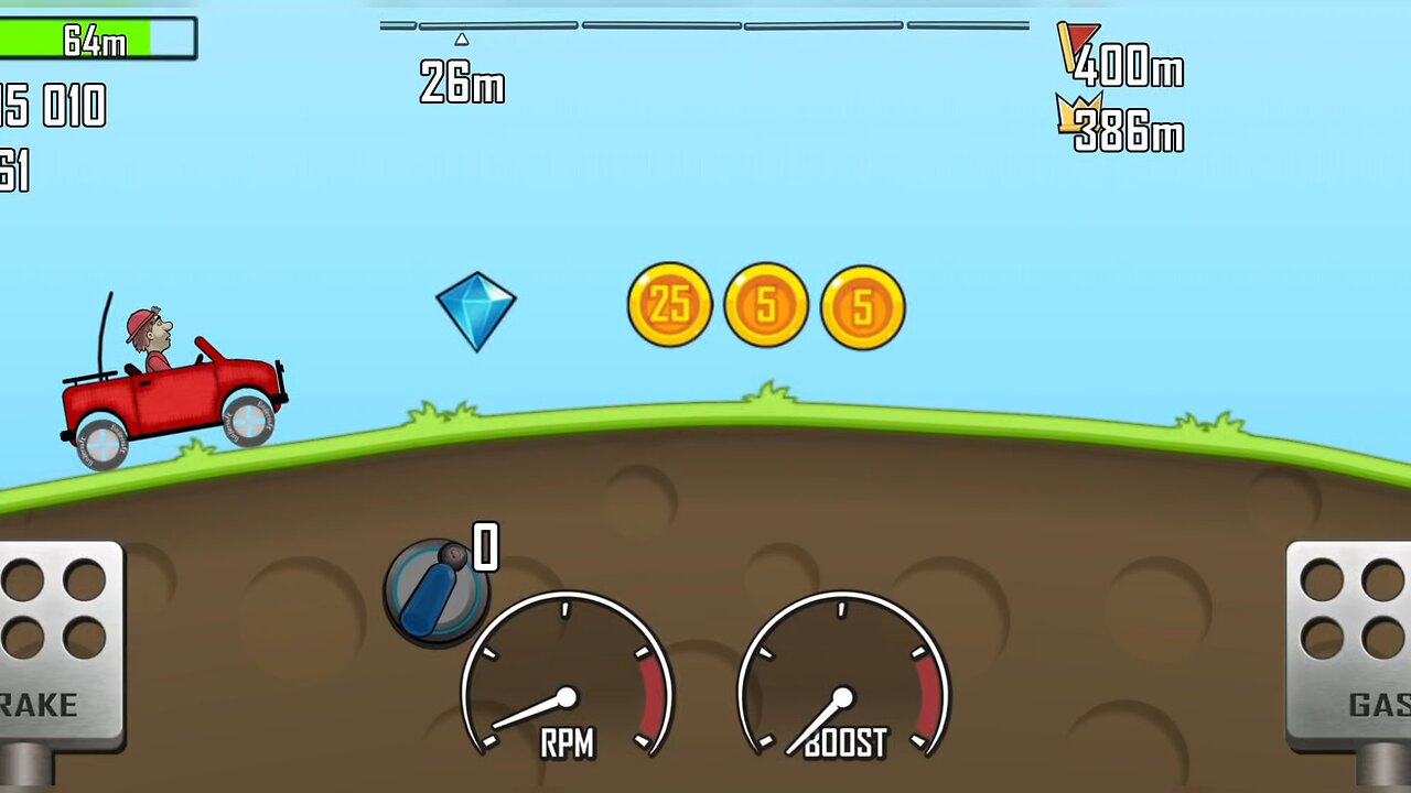 Hill Climb Racing Gameplay 🚗💨 | Impossible Hills Challenge 😱🔥