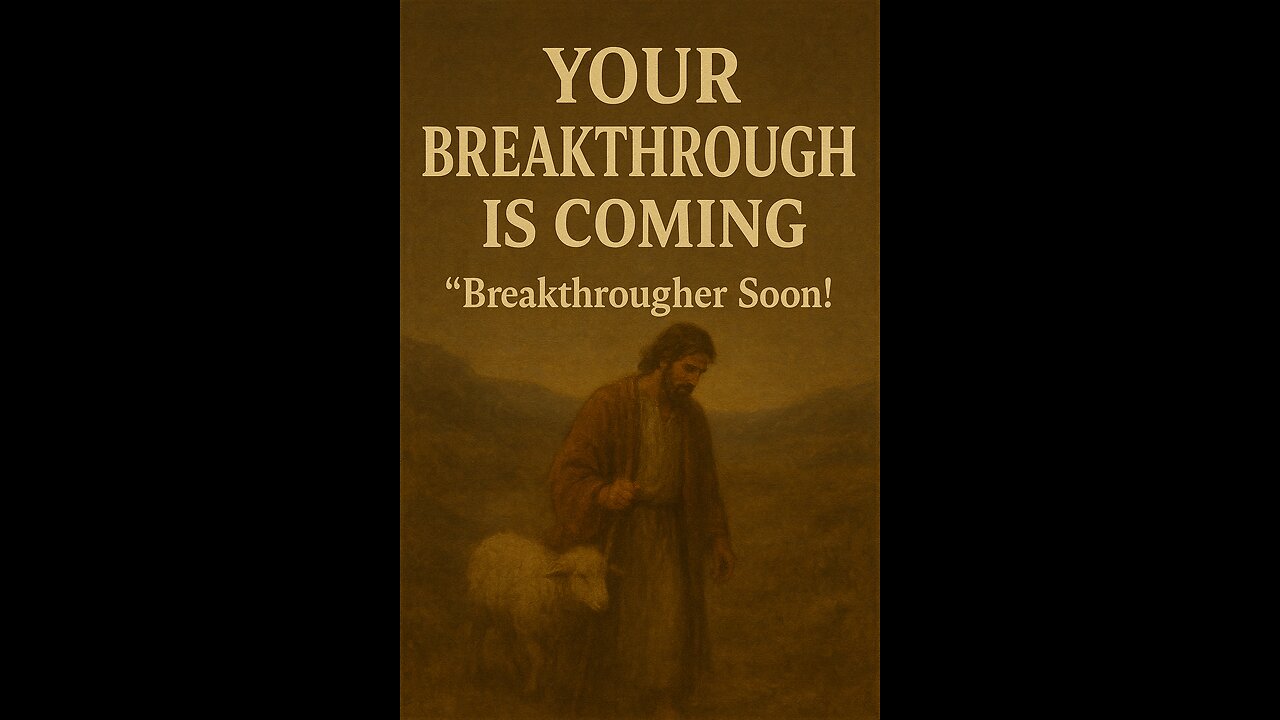 “Your Breakthrough Is Coming”
