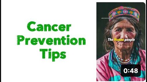 "Guidelines for Preventing Cancer"