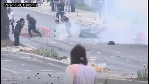 ICE VS. Foreign Invaders Live In Paramount California