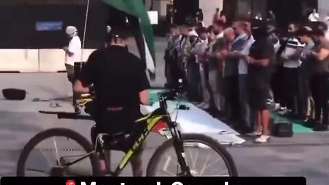 Church bells drown out the sound of Muslim prayer in Montreal Canada