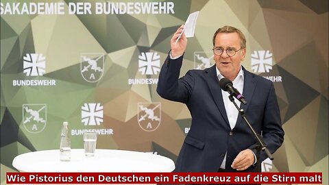 Wie Pistorius den Deutschen ein Fadenkreuz auf die Stirn malt