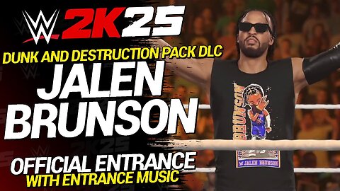 WWE 2k25 Jalen Bruson Entrance