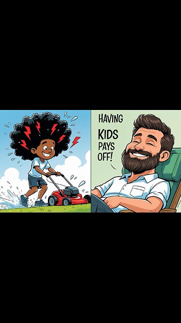 Having kids pays off (free labor)