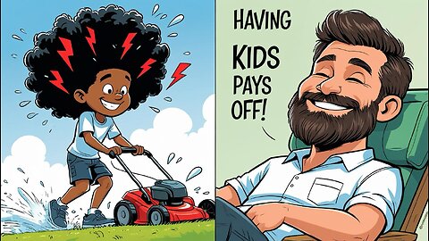 Having kids pays off (free labor)