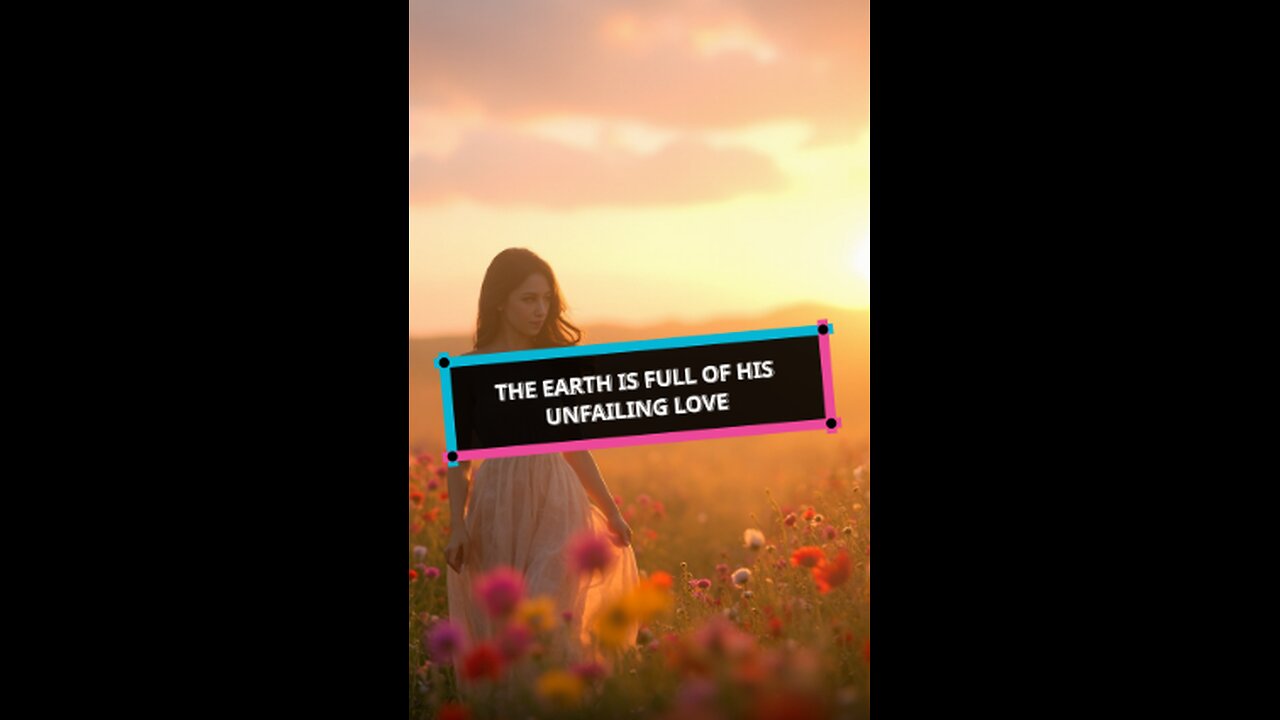 The Earth is Full of Is Unfailing Love