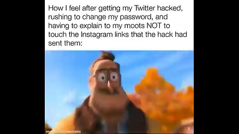 Another meme about my twitter DMs getting hacked