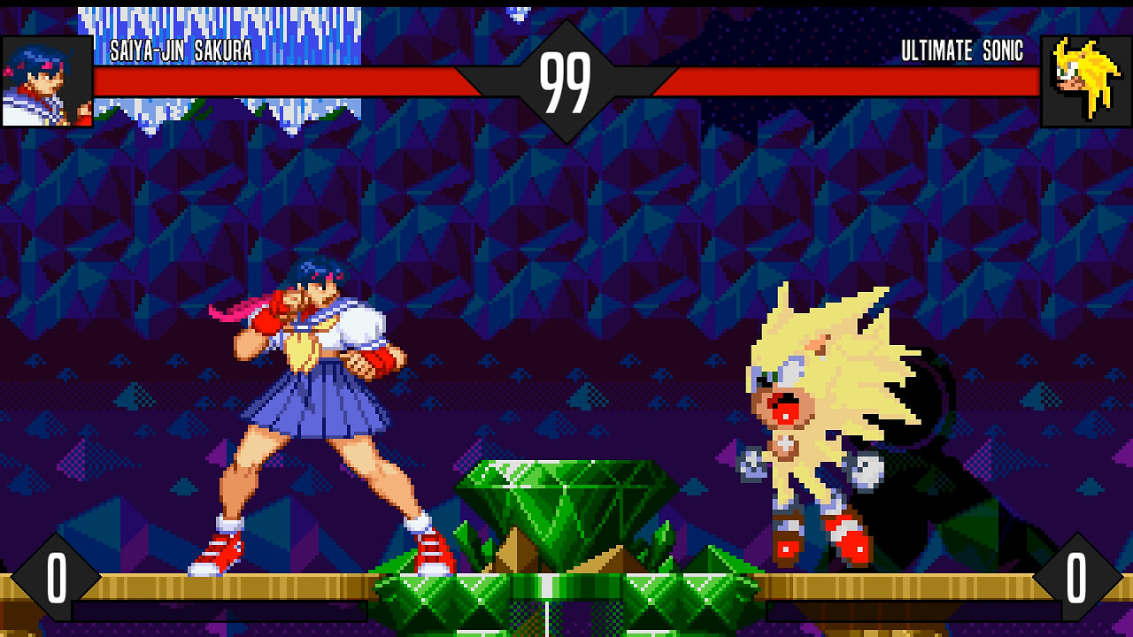 MUGEN - Saiya-jin Sakura vs. Ultimate Sonic - Download