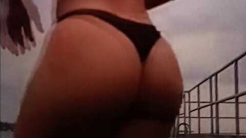 Gorgeous ice water plunge