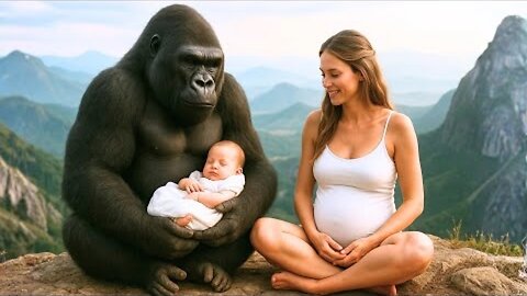 Life 204 million years ago King Kong and a beautiful girl survived hardship in the age of dinosaurs