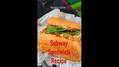 ⭕️Winnipeg halal Food: Perfect Subway TUNA fish Sandwich Making Experience/ Recipe!