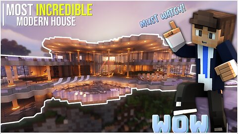 Minecraft: Modern house Tour! ( INCREDIBLE!! ) #5