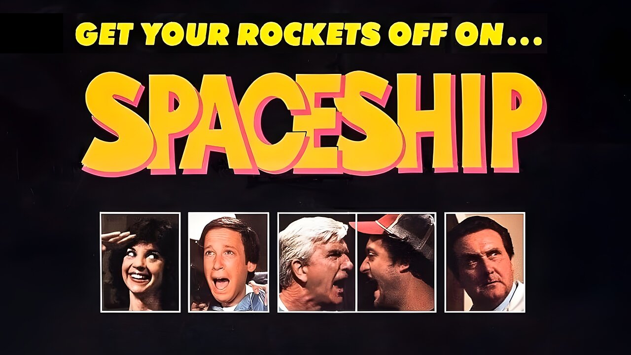 Spaceship (1983) Leslie Nielsen, Patrick Macnee, Gerrit Graham, Cindy Williams, Bruce Kimmel