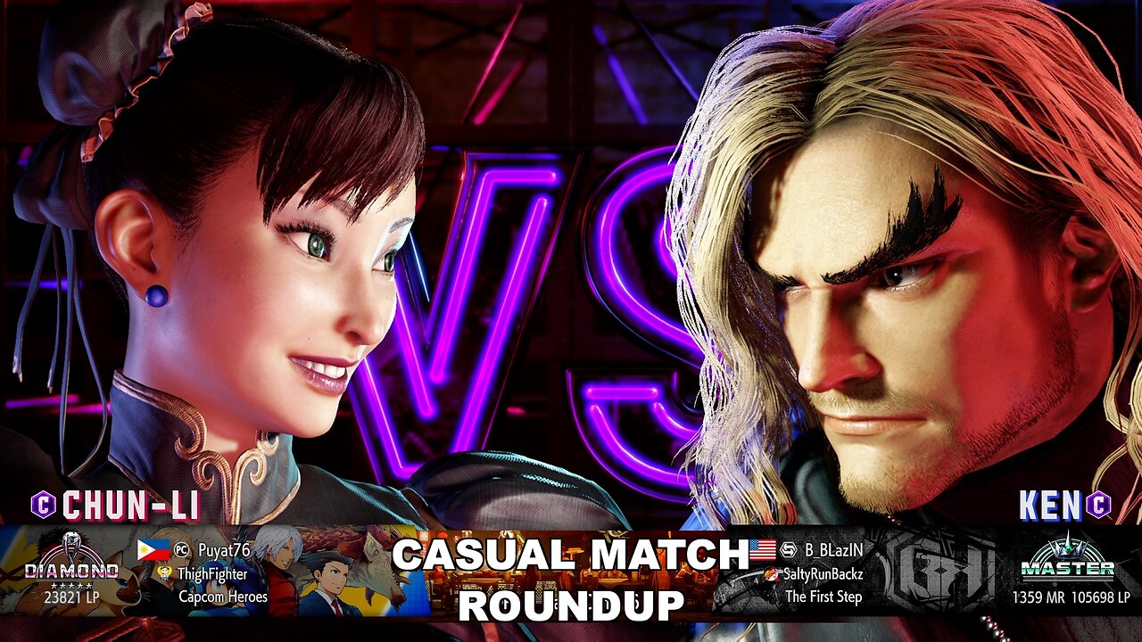 Kuya Kalbo SF6 Casual Match Roundup. Chun Li 4 star Diamond Rank [Hori Fight Stick]