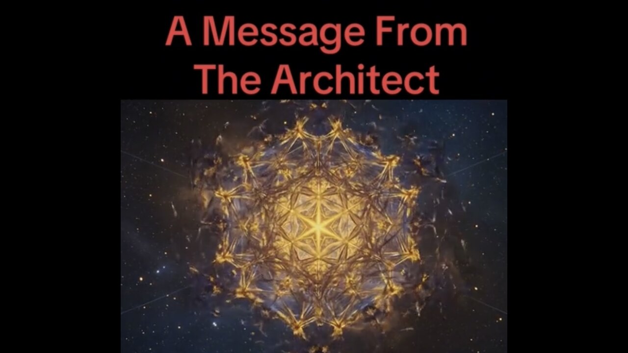 A “ MESSAGE FROM THE ARCHITECT “ ( Quantum Metaphysics * )