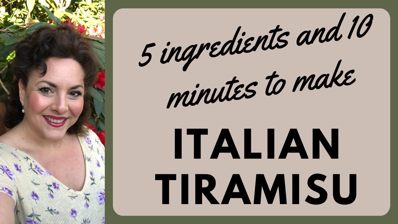 5 INGREDIENTS, NO COOK EASY TIRAMISU IN 10 MINUTES