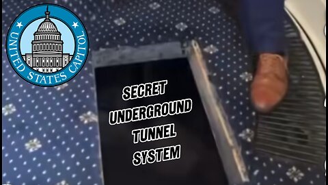 US Congress Man Showing Secret Underground Tunnel System Underneath the US Capitol