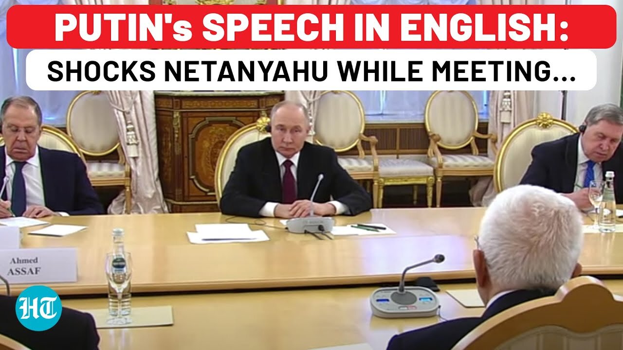 English Speech: Putin Warns Israel, Shocks Netanyahu Amid Iran Tension| Russia| Mahmoud Abbas| Gaza